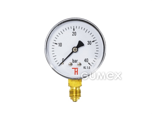 MANOMETER UND VAKUUMMETER STANDARD - ANSCHLUSS UNTEN